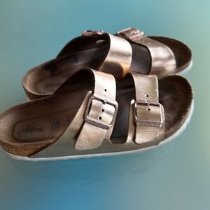Rose Gold Birkenstocks